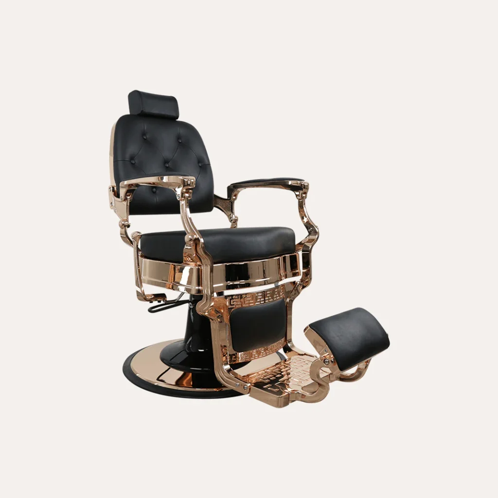 KNOCKOUT ROSE GOLD BARBER CHAIR