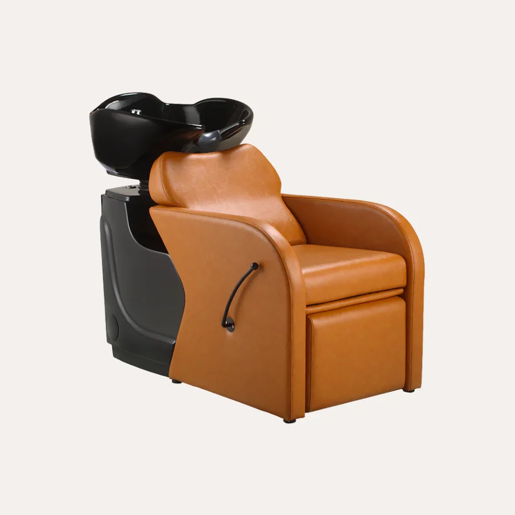 salon shampoo bowl and chair