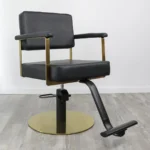 black salon chairs