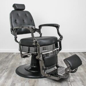 black barber shop chairs