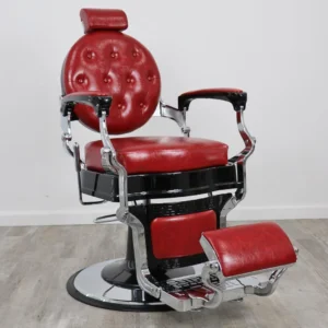 red barber chairs