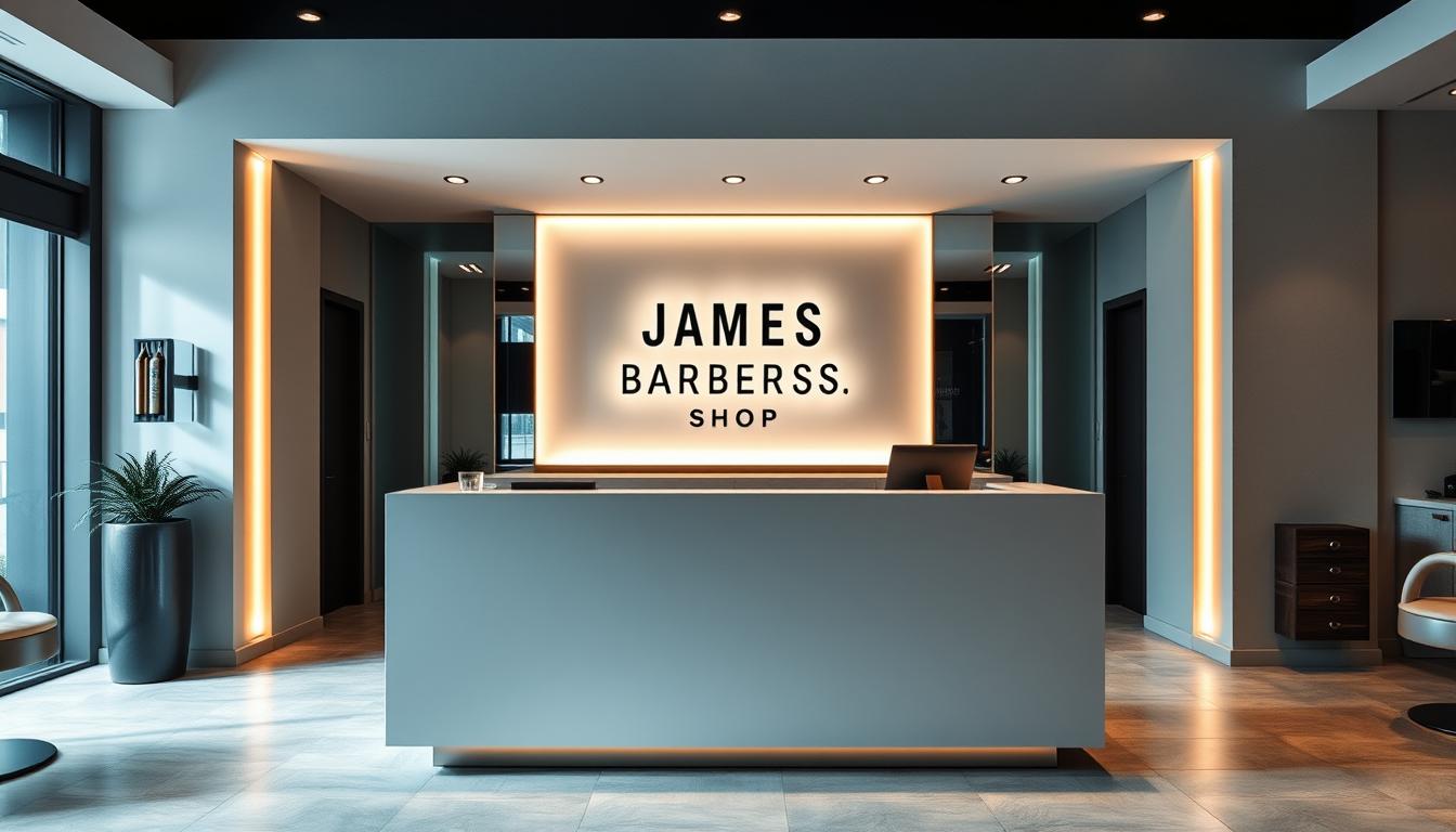 reception desk for hair salon​